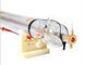 10.6um Wavelength Laser Cutting Parts High Power 80watt Fiber Laser Tube Cutting Machine